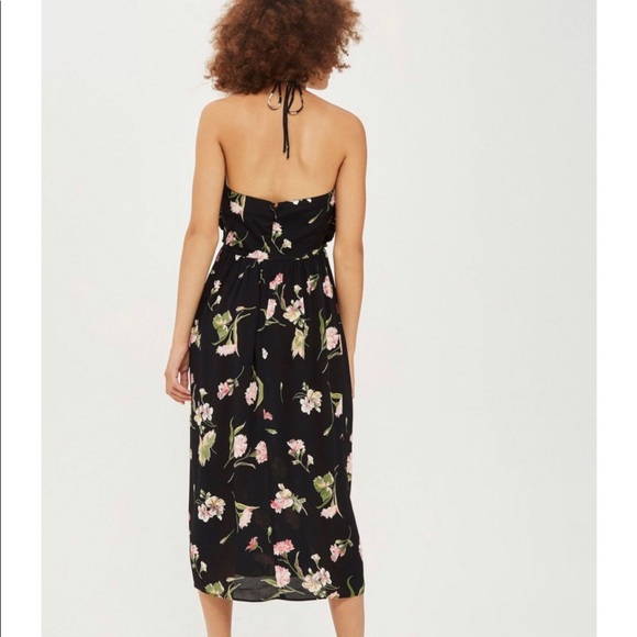 Floral cutout midi dress - Picture 2 of 3